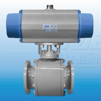 法兰式硬密封气动球阀